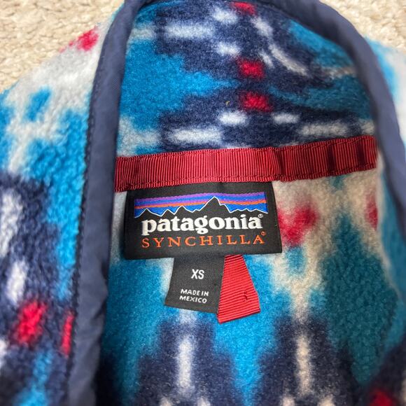 Patagonia Synchilla Aztec Fleece Snap-T Fleece Pullover Men's Medium Gorpcore - Picture 4 of 9